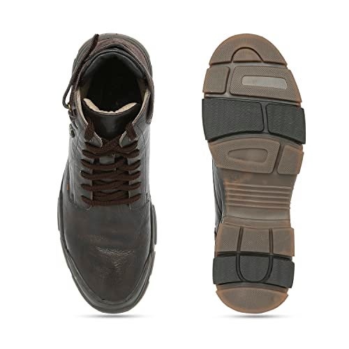 Buckaroo URI Genuine Leather Brown Casual Boots For Mens: Size UK 6 - Image 5
