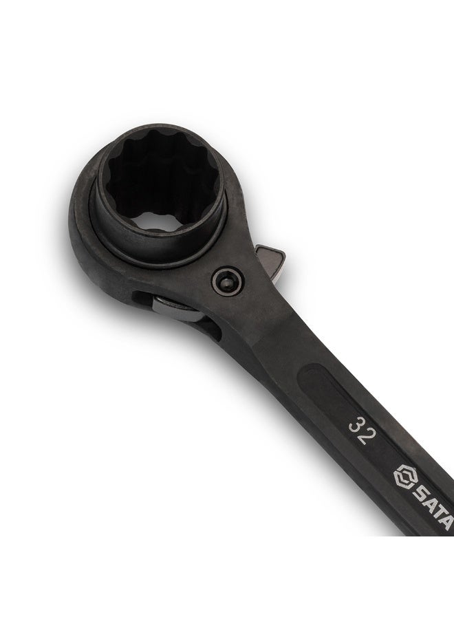 SATA GL47321 Construction Ratcheting Wrench 24 x 27mm - Image 3