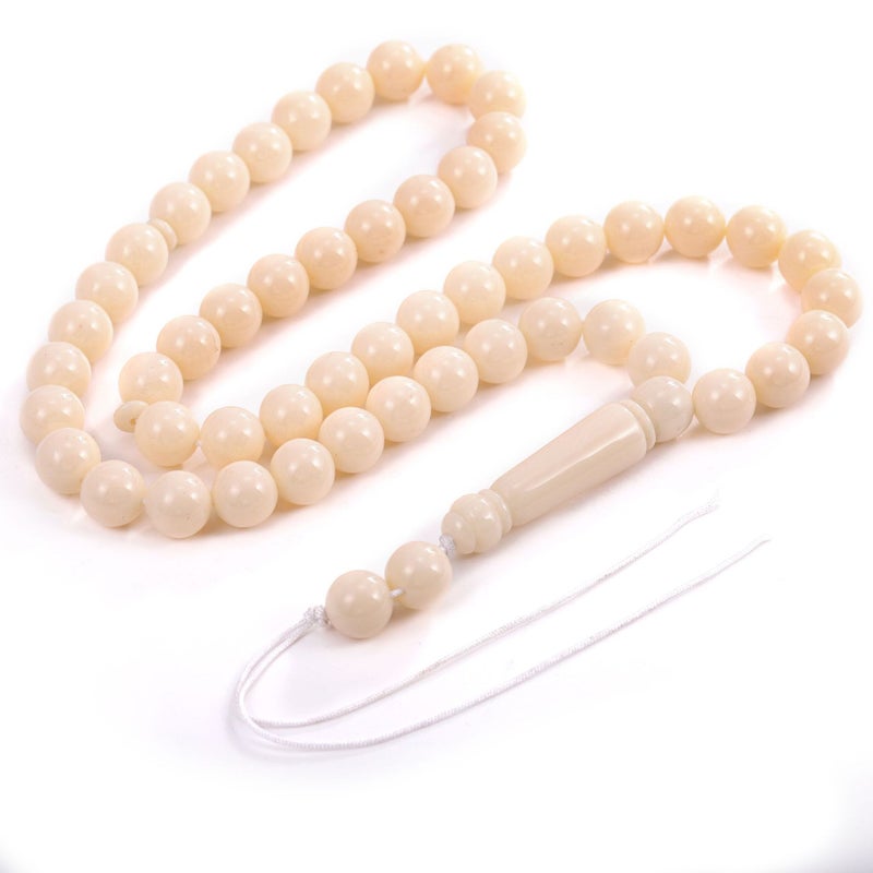 Nobby 45-Bead Resin Tasbih Prayer Beads - Handmade Islamic Rosary - Image 5