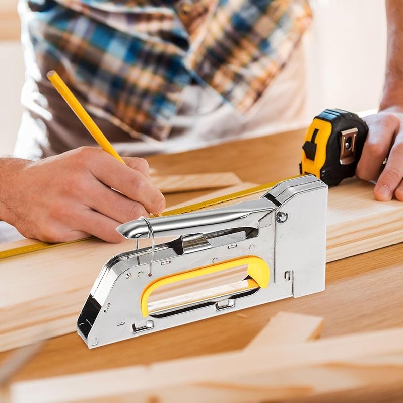 أداة تدبيس تنجيد خشبية يدوية مع قفل أمان لتحسين المنزل DIY - Image 5