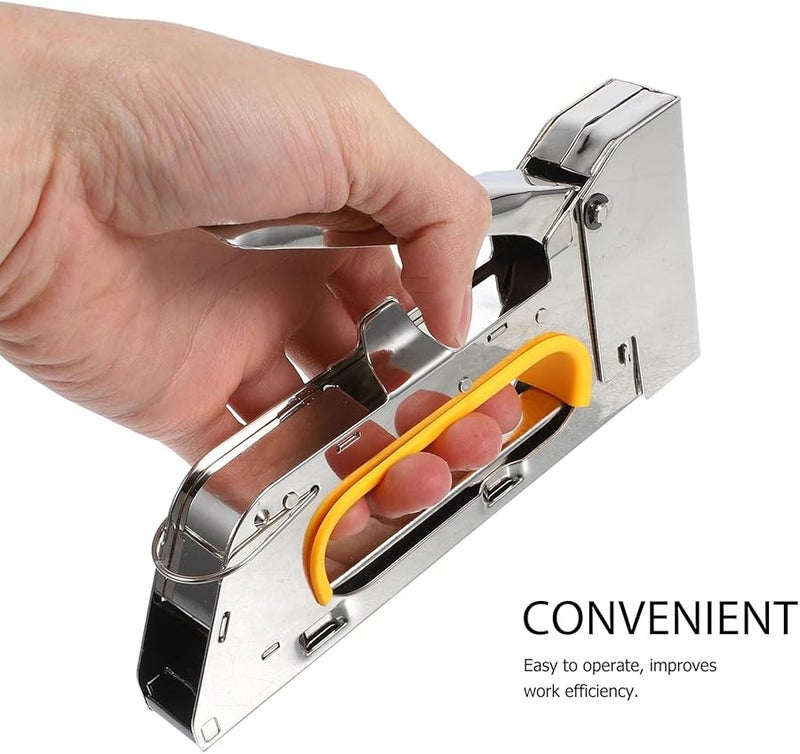 أداة تدبيس تنجيد خشبية يدوية مع قفل أمان لتحسين المنزل DIY - Image 3