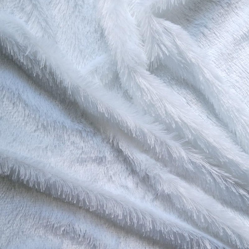 Frilt Super Soft White Fur Fabric for Photoshoot Soft Toys Costume Decoration and Dress Making 60 Inch Width Pana 2 Meter - Image 2