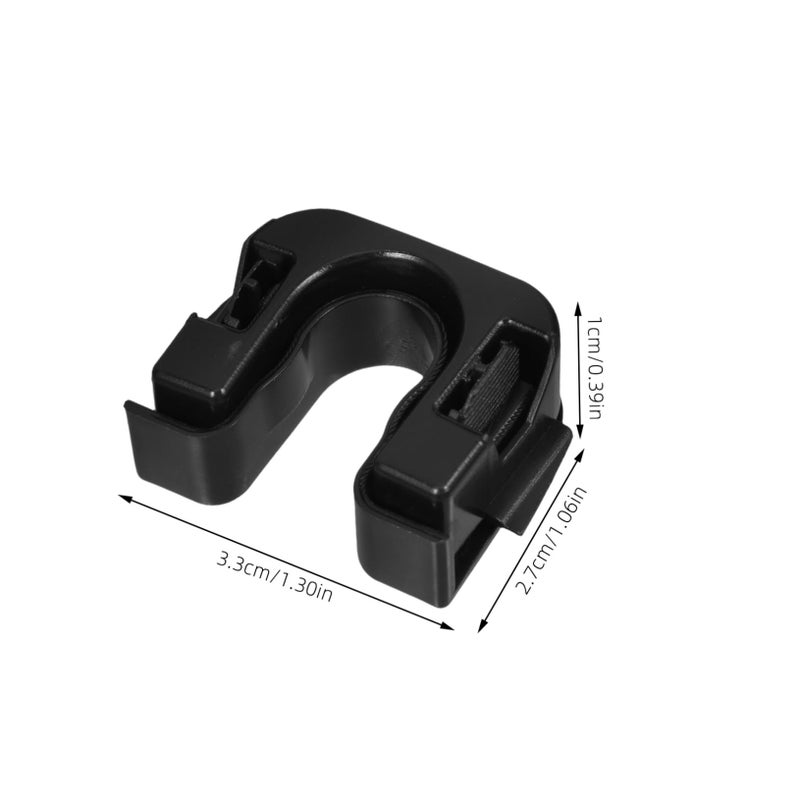2Pcs Black Trunk Load Cover Clips Rear Shelf Fastening Brackets For Roof Racks Safe Luggage Transport - Image 3
