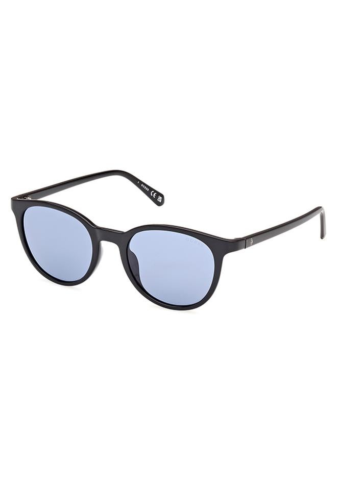 GUESS Men's UV Protection Round Sunglasses - GU0011801V51 - Lens Size: 51 Mm - Image 1