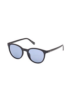 GUESS Men's UV Protection Round Sunglasses - GU0011801V51 - Lens Size: 51 Mm  - Image 1