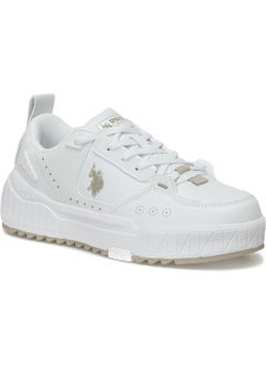 U.S. Polo Assn. U.S. Polo Assn Dance Wmn 4fx White-Beige Women's Sneakers  - Image 1