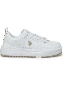 U.S. Polo Assn. U.S. Polo Assn Dance Wmn 4fx White-Beige Women's Sneakers  - Image 2