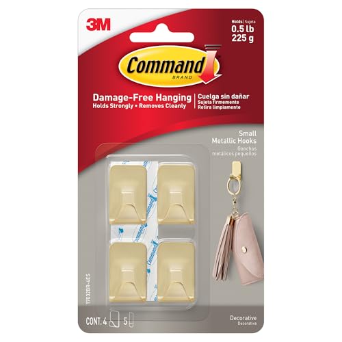 Command Small Metallic Hooks Small Matte Black 16Pack 17032MB4ES - Image 3