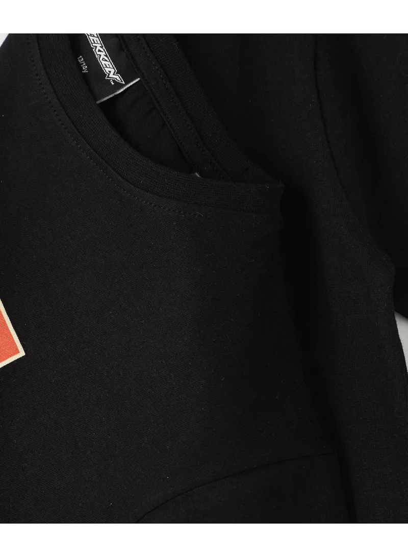 أوربانهاول Tekken Graphic Print Round Neck Boys T-Shirt