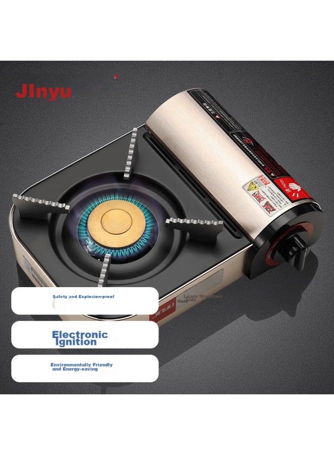 Jinyu Jinyu Mini Portable Gas Stove, Outdoor Camping Stove, Compact Gas Cooker, Camping Burner - Image 3