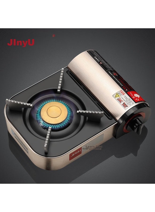 Jinyu Jinyu Mini Portable Gas Stove, Outdoor Camping Stove, Compact Gas Cooker, Camping Burner - Image 4