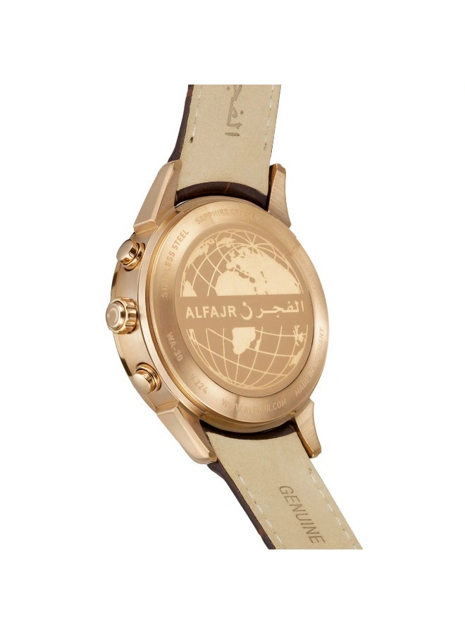 الفجر الساعة الفاخرة 360 جلد WA-30LB - Image 2