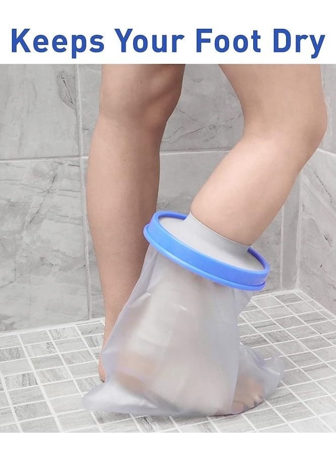 Foot & Ankle Waterproof Foot Cast Cover for Shower Watertight Foot Protector - Image 2