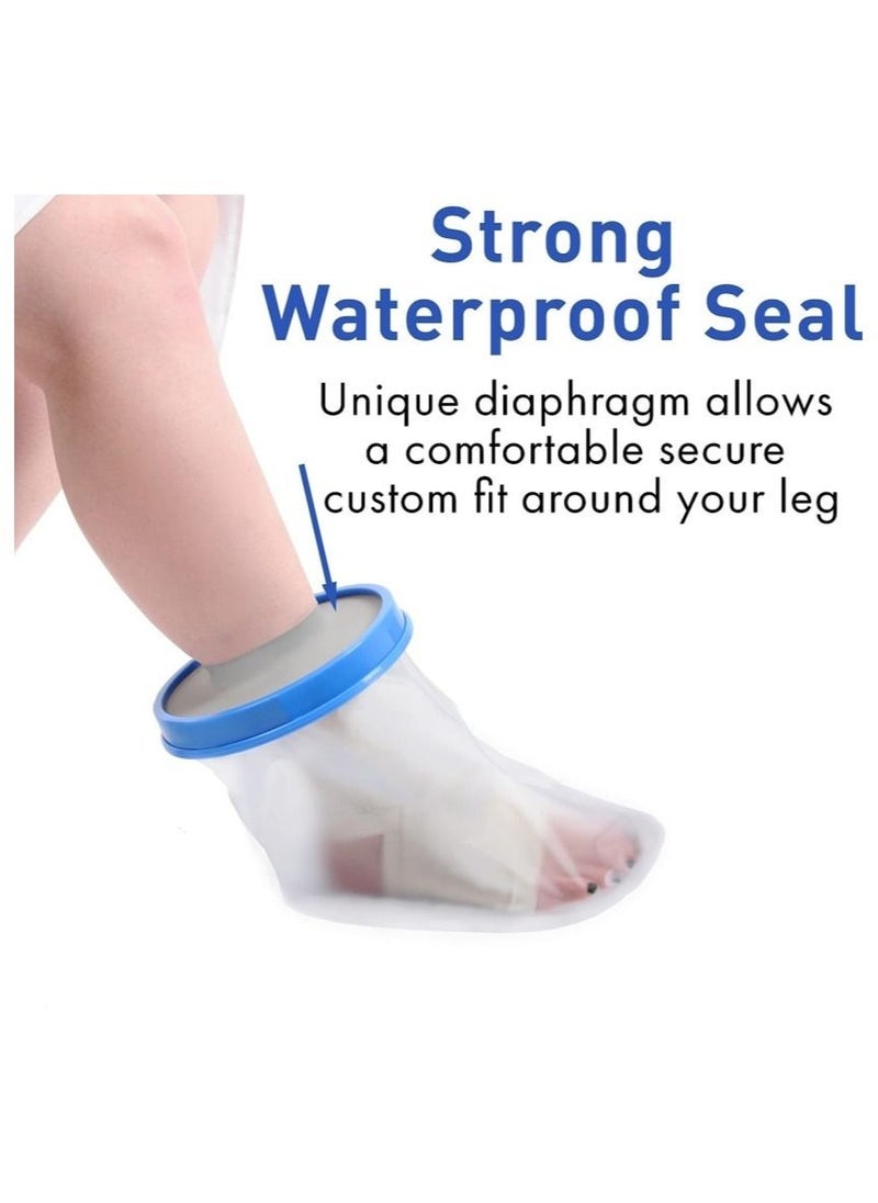 Foot & Ankle Waterproof Foot Cast Cover for Shower Watertight Foot Protector - Image 3
