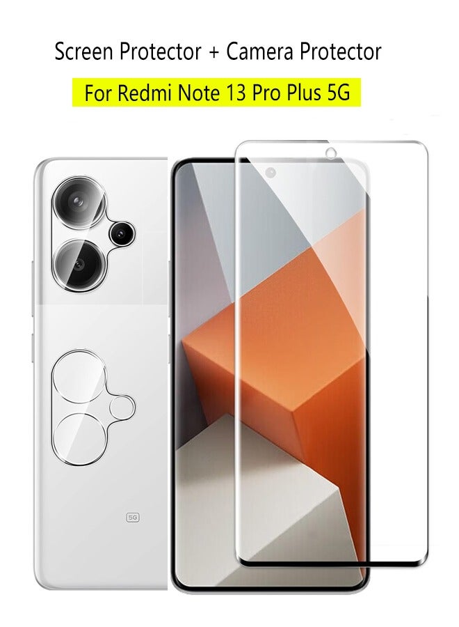 2 in 1 Redmi Note 13 Pro Plus 5G Screen & Camera Protector - High Transparency Full Coverage Shield for Scratch & Impact Protection - Screen & Camera Protector for Redmi Note 13 Pro Plus 5G - Image 1