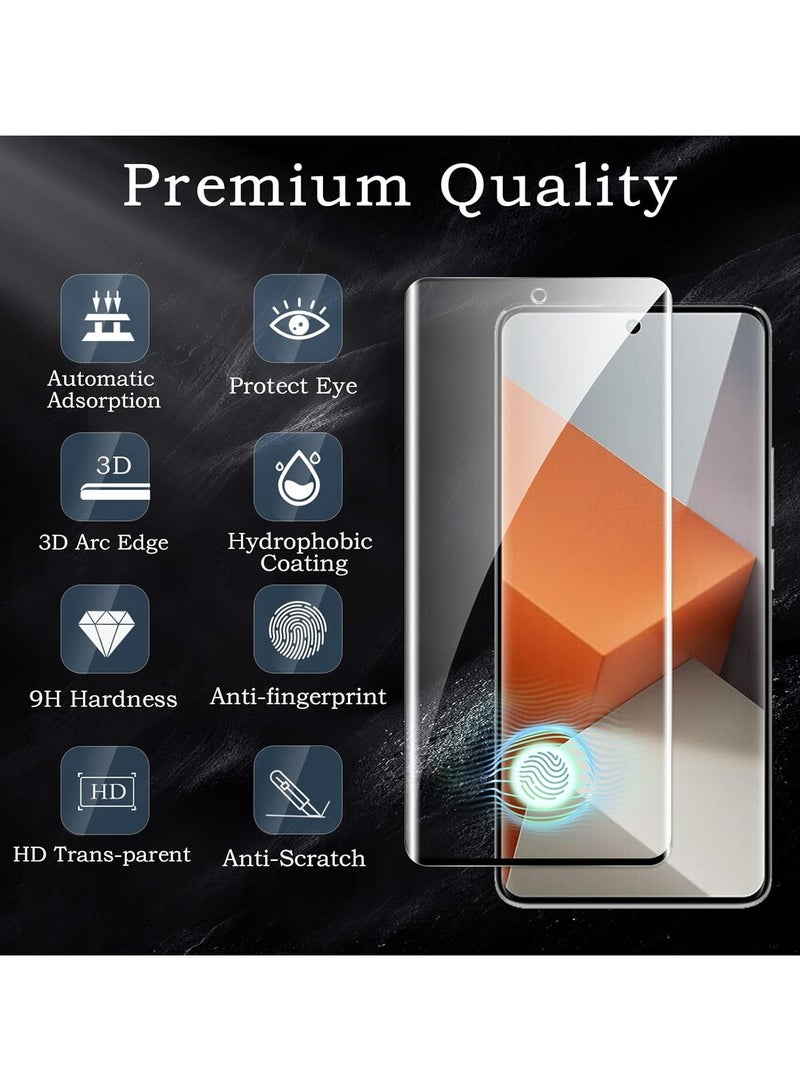 2 in 1 Redmi Note 13 Pro Plus 5G Screen & Camera Protector - High Transparency Full Coverage Shield for Scratch & Impact Protection - Screen & Camera Protector for Redmi Note 13 Pro Plus 5G - Image 3
