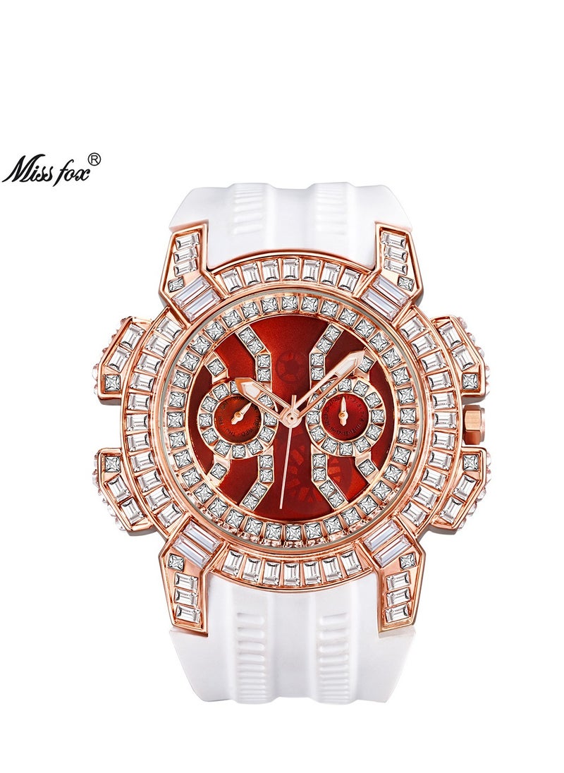 MISS FOX - Men's Fashion Diamond Inlaid Watch - Image 1