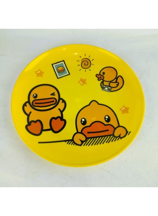 3 أطباق بلاستيك عالى الجودة -صحى وامن وضد الكسر -مبهج للأطفال - Image 3