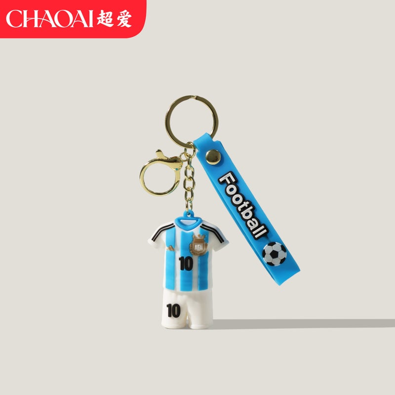 World Cup Football Keychain - Cartoon Figure with Jersey  Design - Image 5