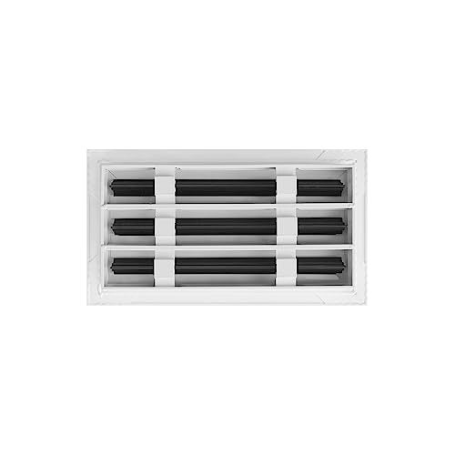 BUILDMART - 12x6 White Modern AC Vent Cover - Decorative Air Vent - Standard Linear Slot Diffuser - Register Grille for Ceiling, Walls & Floors - Texas Buildmart - Image 2