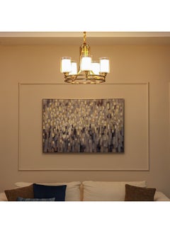 DANUBE HOME Danube Home Jennifer Traditional Chandelier For Bedroom| 5- Lights Indoor Lighting Fixture With E27 Socket| Metal Frame With Copper Brown Finish| Changeable Light Bulb|L52xW52xH40cm (1 Year Warranty)  - Image 5
