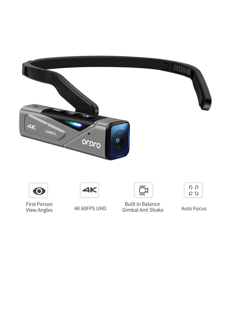 أودرو كاميراة Ordro EP7 كاميرا فيديو رقمية مع تثبيت الصورة الاحترافي 4K 60fps - Image 1