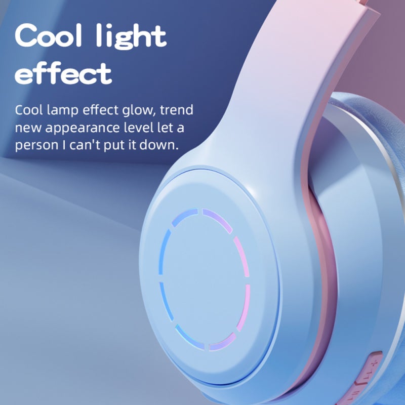 Bluetooth Headphones: Green BT5.2 Over Ear - 200Hrs Standby 8Hrs Playtime Foldable Wireless Headphones With Mic for Gaming Music PC Phone Kids Teens - Image 2