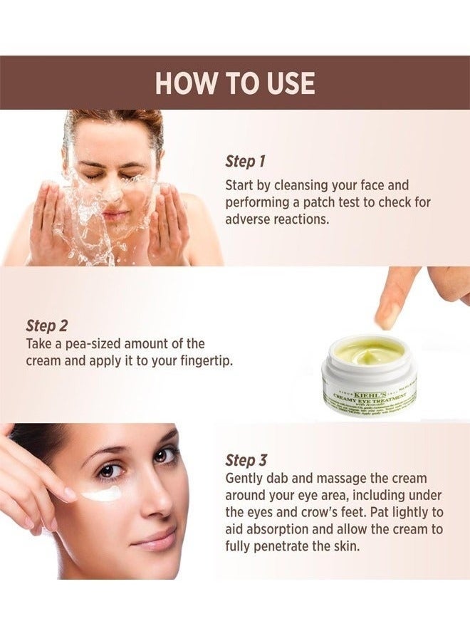 كييلز كريم كريمي للعناية بالعين مع الأفوكادو 28 جرام، يحتوي على فيتامين أ وزيت الأفوكادو والأحماض الدهنية لترطيب البشرة وتقليل مظهر الانتفاخ والخطوط الدقيقة، ويكشف عن منطقة العين ذات المظهر الأكثر حيوية. - Image 5