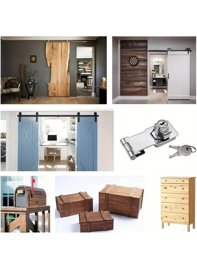 Bronze 3 Inch Key Fob Lock For Doors Cabinets Toolboxes And Lockers - Image 5