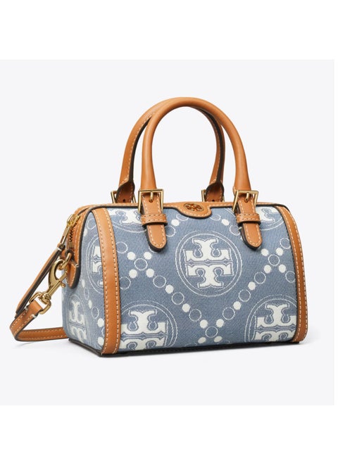 TORY BURCH T Monogram Mini Barrel Bag