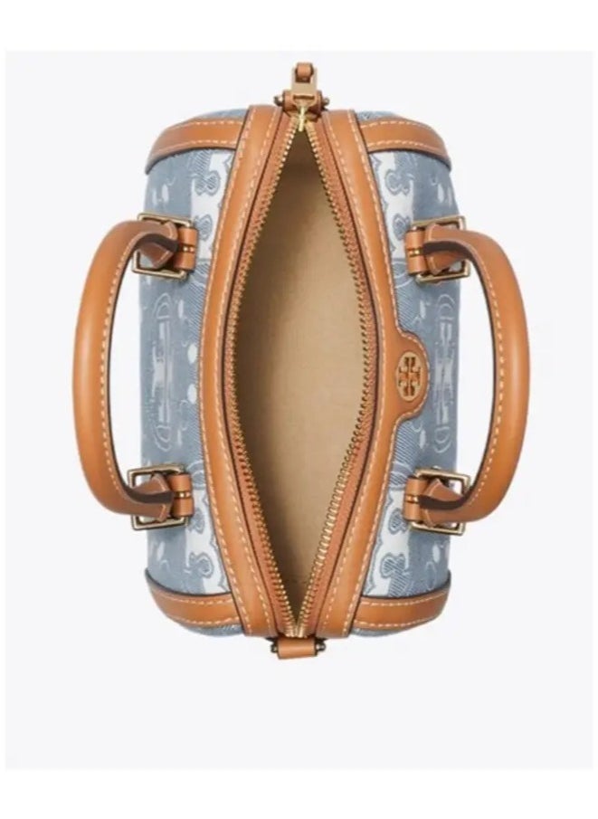 TB - TORY BURCH T Monogram Mini Barrel Bag - Image 1