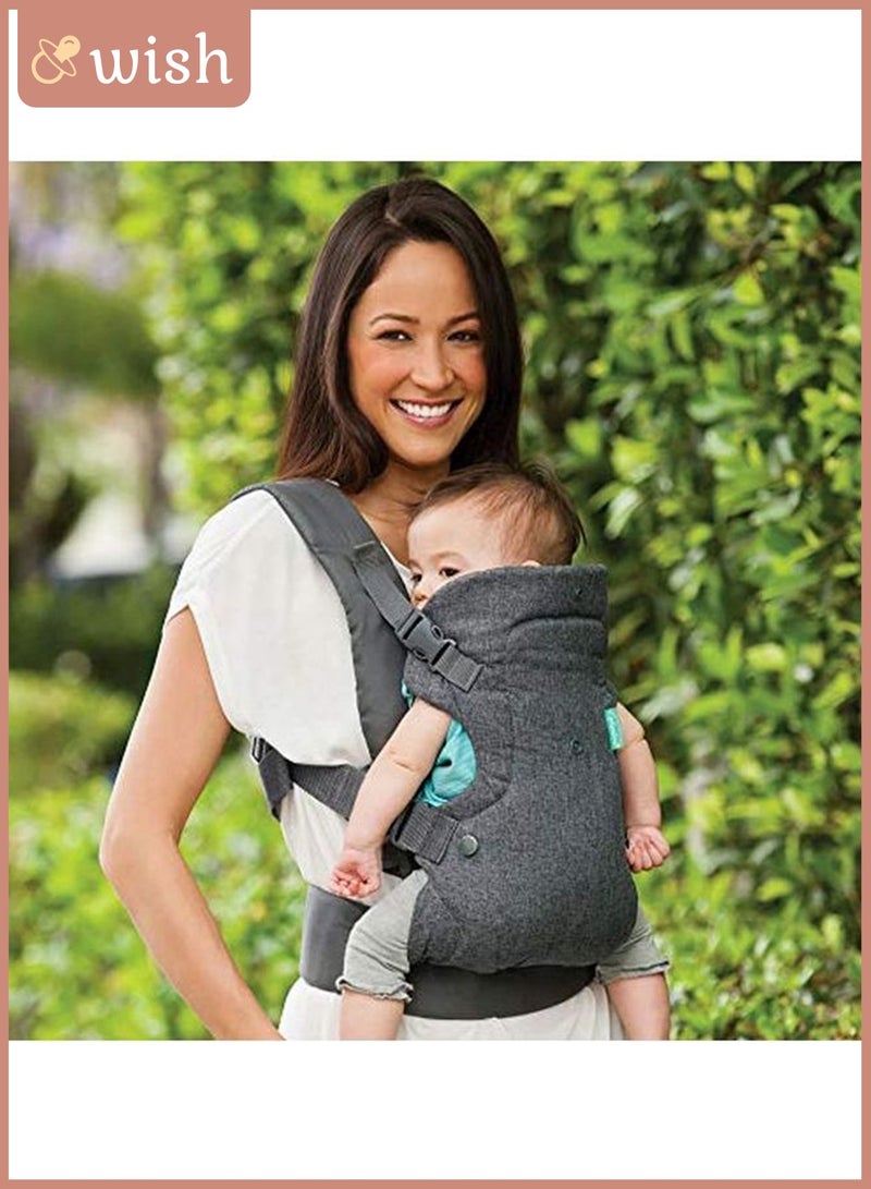 Wish 4-In-1 Convertible Baby Carrier - Grey - Image 2
