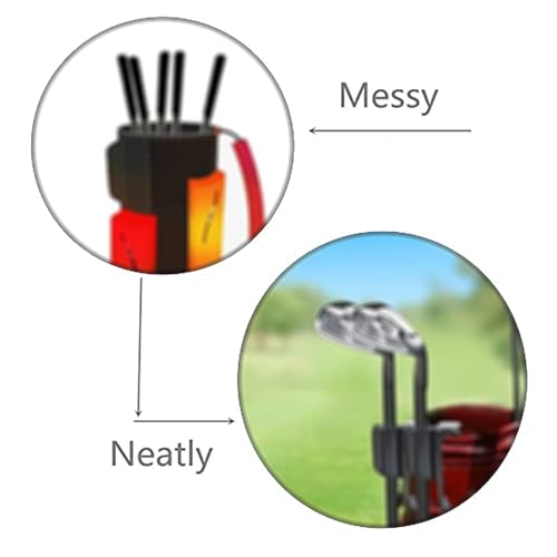 CaoXiong 2 Pack Golf Putter Clip Golf Bag Clip on Putter Clamp Holder Golf Putter Clips Organizer Ball Marker for Golf Accessories - Image 2