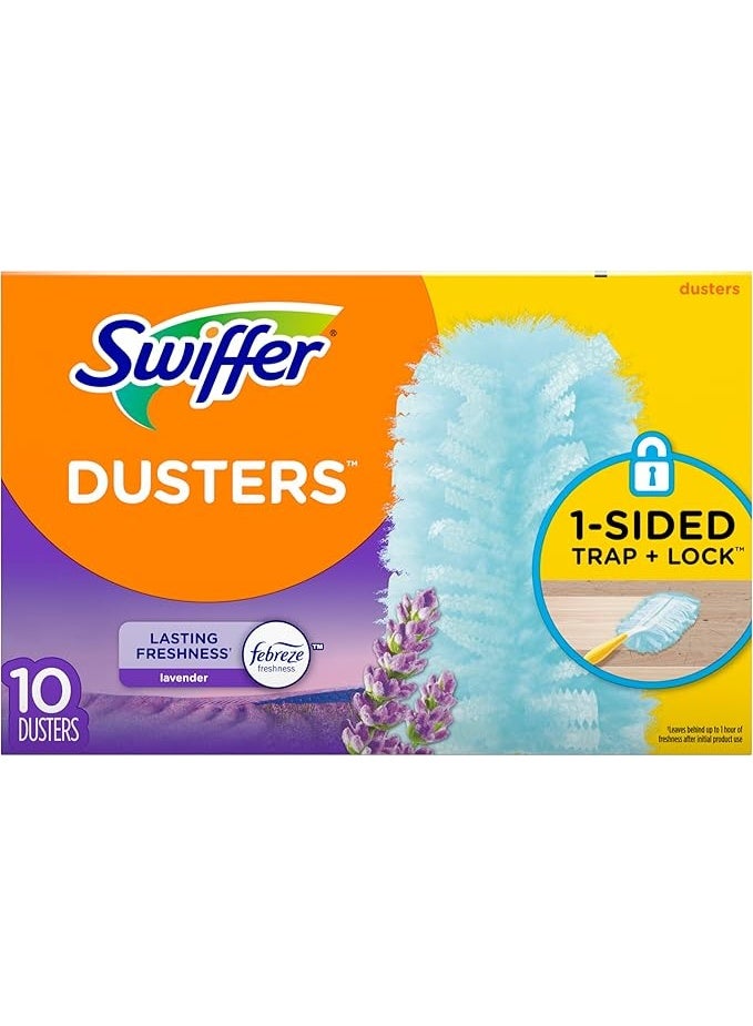 Swiffer Dust Lock Fiber Refill Dusters, Lavender & Vanilla Scent, 10 Per Box - Image 1