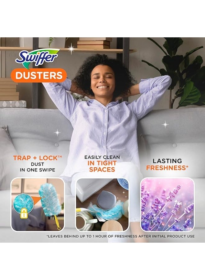Swiffer Dust Lock Fiber Refill Dusters, Lavender & Vanilla Scent, 10 Per Box - Image 5