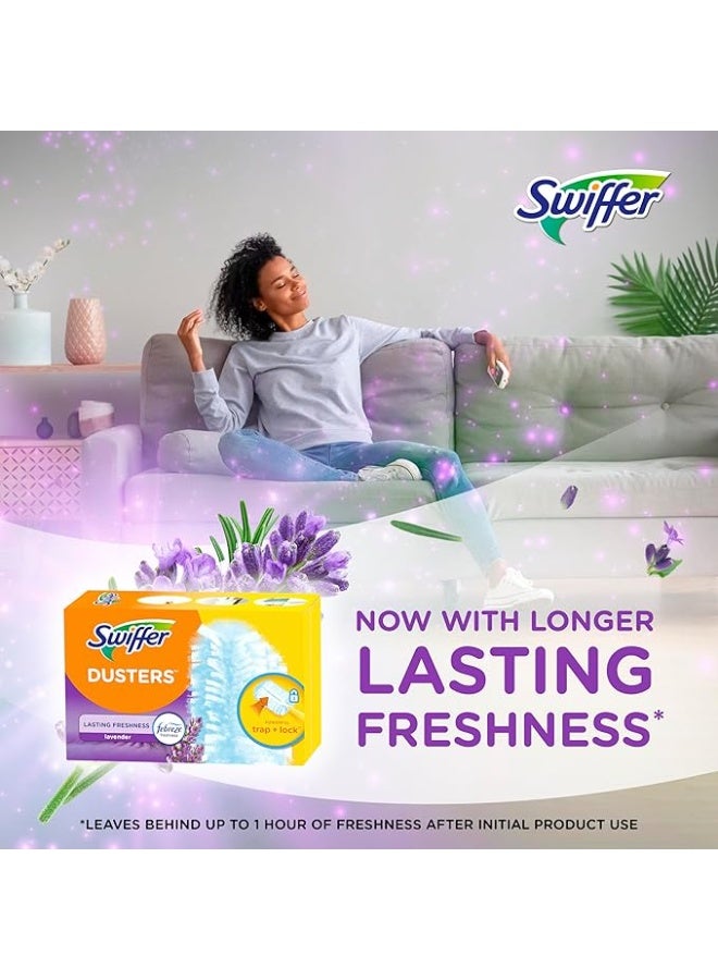 Swiffer Dust Lock Fiber Refill Dusters, Lavender & Vanilla Scent, 10 Per Box - Image 3