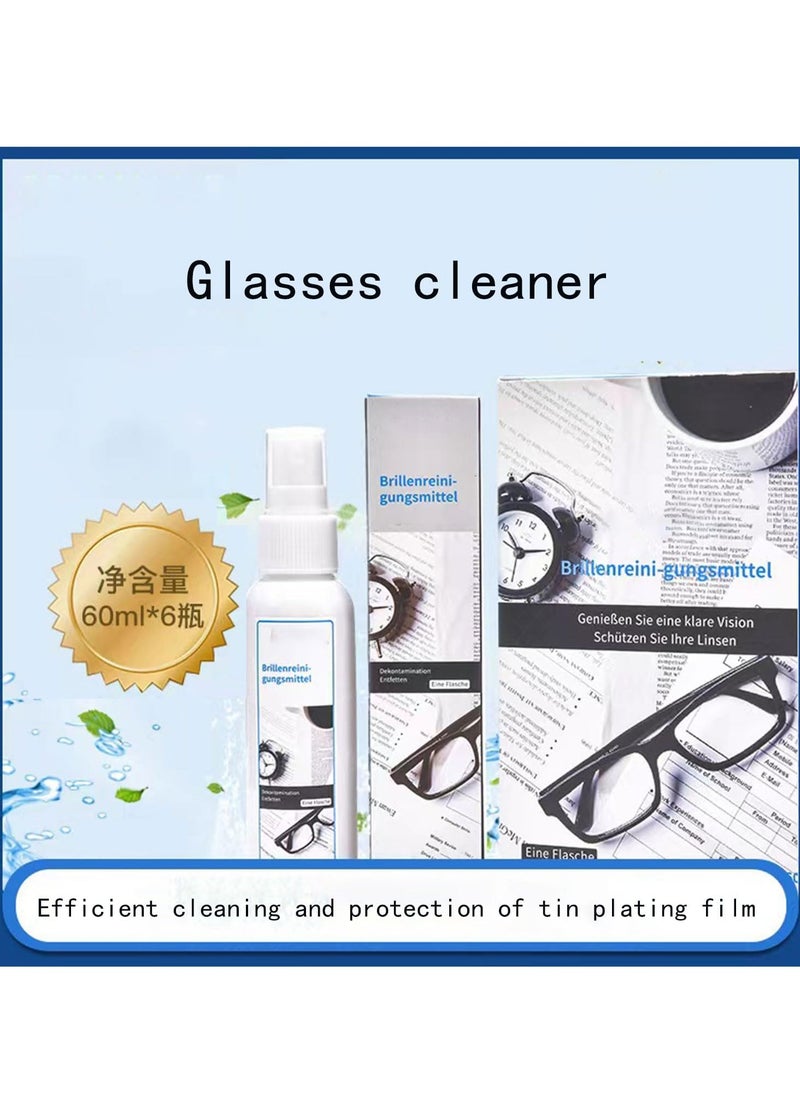 Spectacle lens cleaning and maintenance spray 60ml safe on all lenses and electronic screens