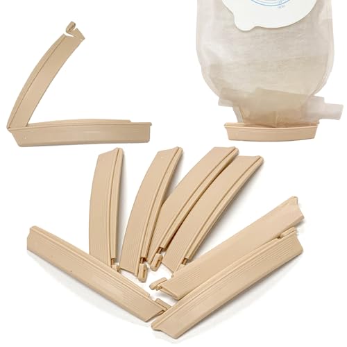 MUROCEA Universal Ostomy Bag Clip Drainable Pouch Clamps Tail Closure Surefit Medical Grade 10 pcs - Image 2