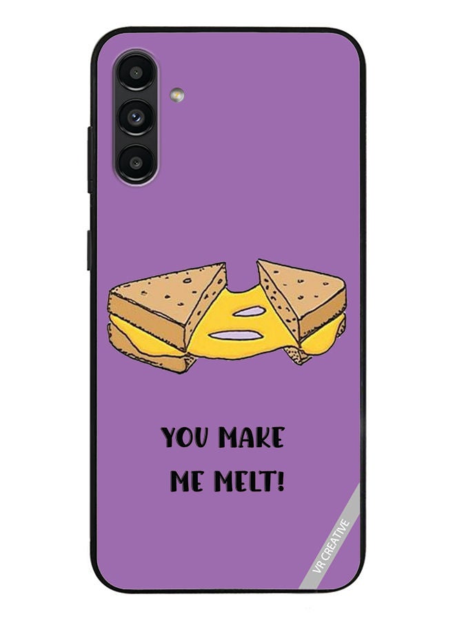 VR CREATIVE Protective Case Cover For Samsung Galaxy A13 5G You Make Me Melt Design Multicolour - Image 1