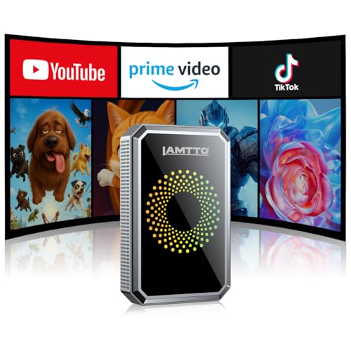 LAMTTO 3-in-1 Wireless Carplay Android Auto Adapter Built-in Net-Flix YouTube Tiktok Apps Magic Box Video Player with 5.8GHz WiFi USB Drive Convert Wired to Wireless for OEM CarPlay Cars (2016-2024) - Image 1