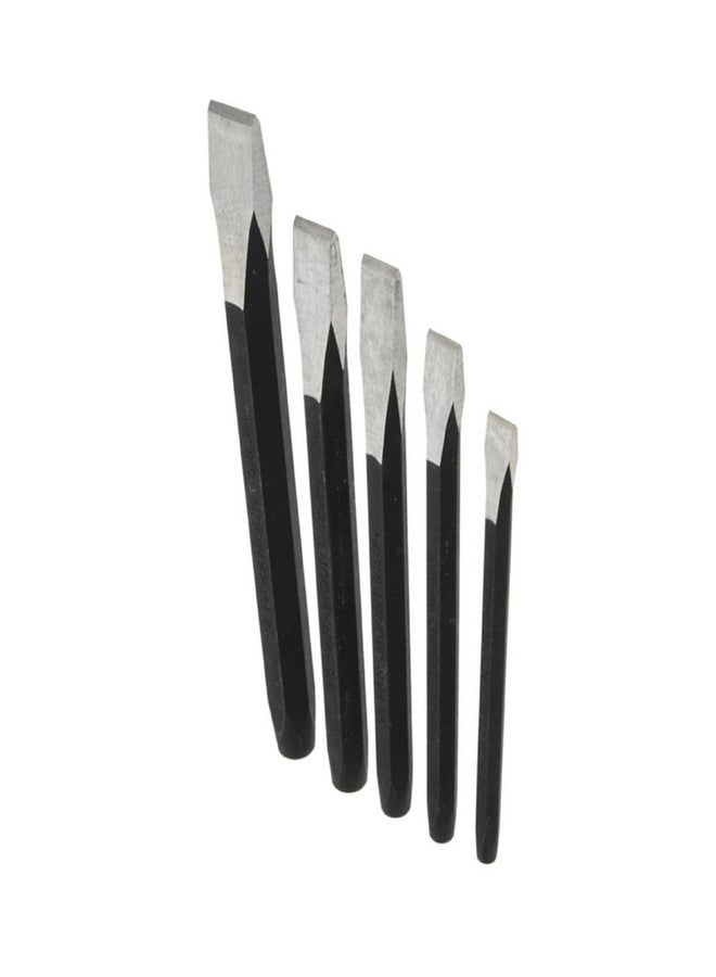 Paramount 5 Piece Cold Chisel Set: 5/16", 3/8", 7/16", 1/2", and 5/8" - Image 2