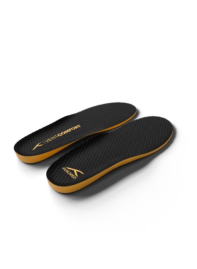 HUNDRED Ventcomfort Insole (Black) (Hbfo-4M055-1-38/39) - Image 1