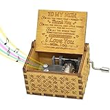 Sooye Hand Crank Music Box for Mom Gifts from Daughter, Play The Tune You are My Sunshine Unique Gifts for Mom Vintage - Image 1