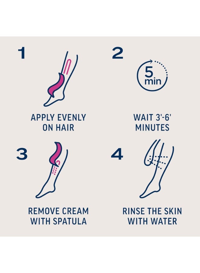 Veet Pure Hair Removal Cream for Normal Skin – Legs & Body – 100 Ml - Image 2