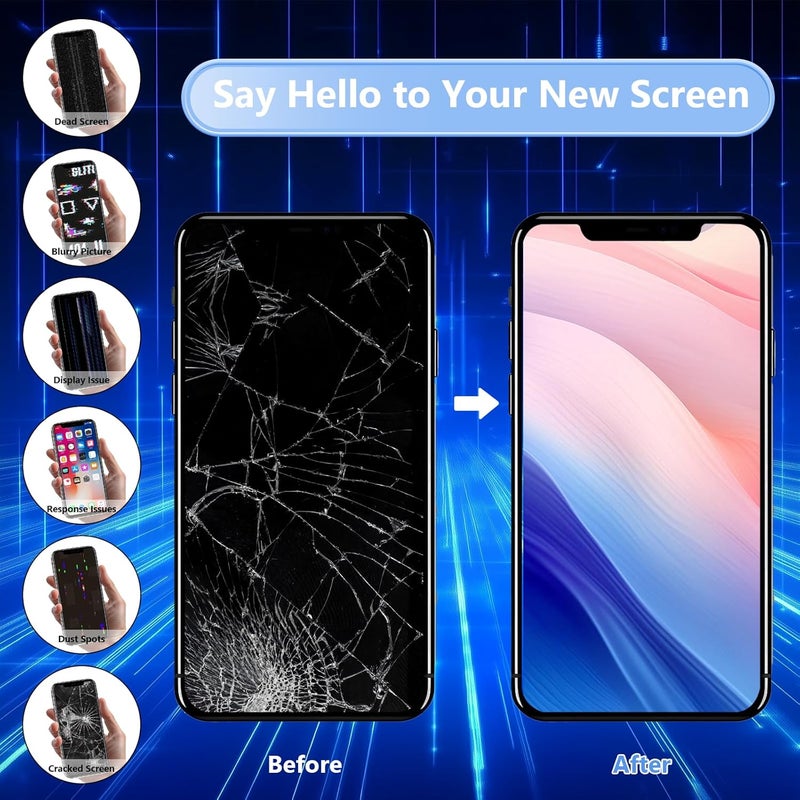 Diykitpl for iPhone 15 Screen Replacement 6.1 inch Full HD, 3D Touch LCD Screen Display Digitizer Assembly with Repair kit, Compatible for Model A2846, A3089, A3092, A3090 - Image 5