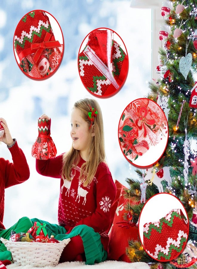 Zhanmai 6 Pieces Christmas Doll Skirts Set Accessories Doll Dress for Xmas Clothes Christmas Clothing Costume Accessories, 6 Style(Classic) - Image 4