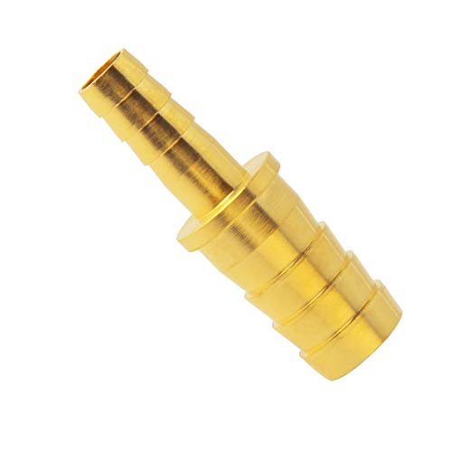 Metaland Brass Hose Barb Reducer, 5/8" to 5/16" Hose ID, Reducing Barbed Coupler (Pack of 2) - Image 5