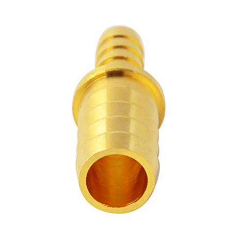 Metaland Brass Hose Barb Reducer, 5/8" to 5/16" Hose ID, Reducing Barbed Coupler (Pack of 2) - Image 4