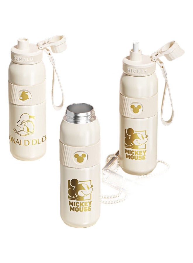 Germ Disney Co-Branded Insulated Mug For Men And Women With Straw, Sports Water Bottle, Large Capacity Car Cup, 580Ml Mickey Mouse - Image 3