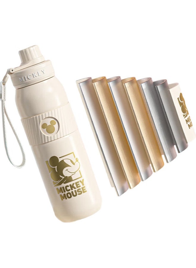 Germ Disney Co-Branded Insulated Mug For Men And Women With Straw, Sports Water Bottle, Large Capacity Car Cup, 580Ml Mickey Mouse - Image 2